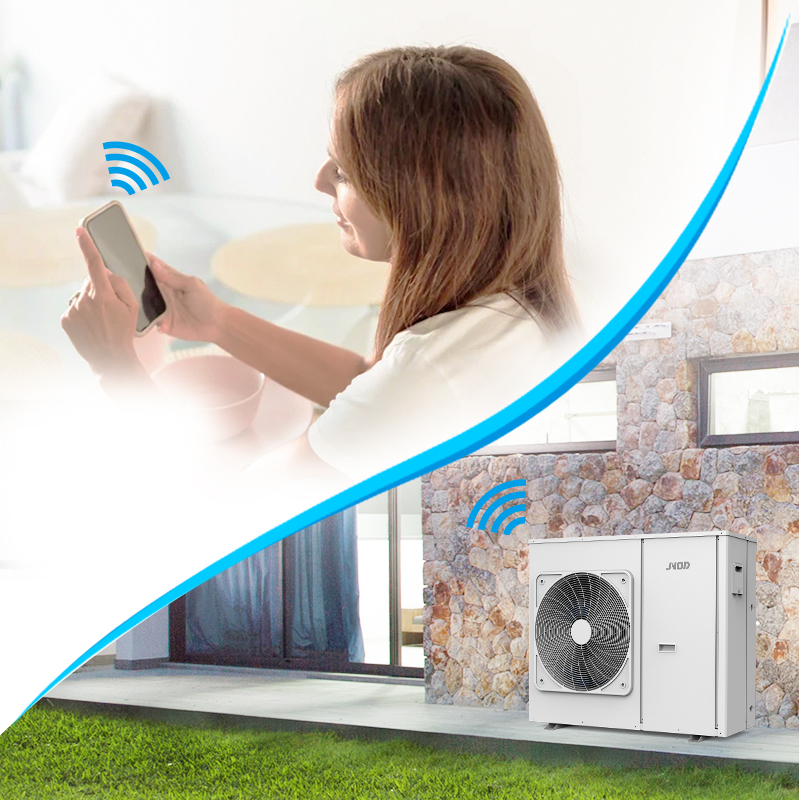 Pompe à chaleur de chauffage et de refroidissement Wifi à pression d'air pour les maisons