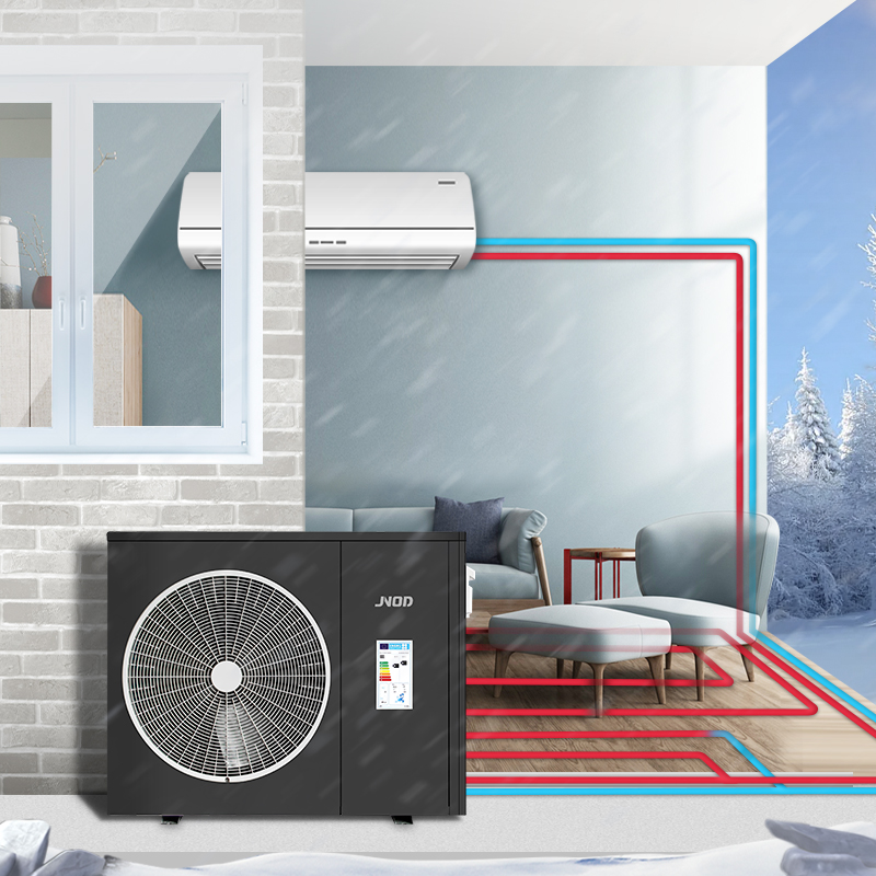 Pompe à chaleur industrielle de chauffage et de refroidissement pour les maisons